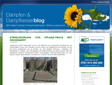 Tablet Screenshot of daempfen-dampfkessel-blog.de